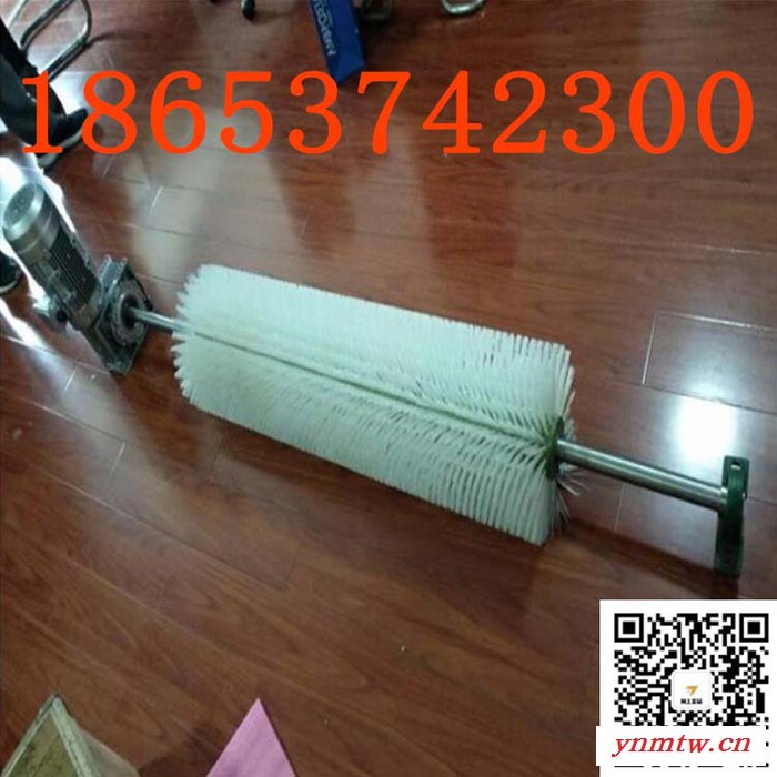 井下防爆安全电动清扫器B-1800电动旋转尼龙毛刷清扫器皮带机清扫器图8