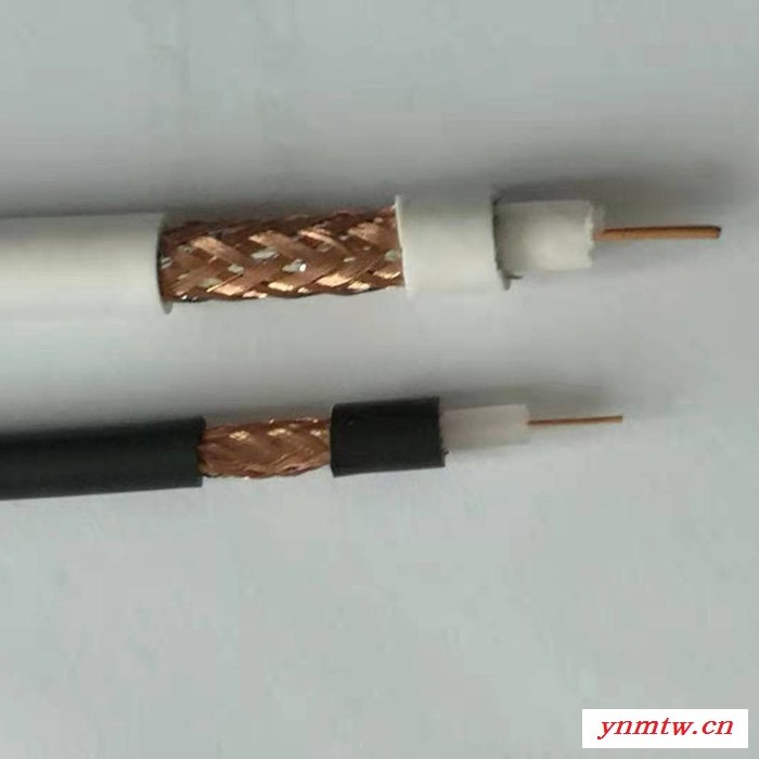 亚奇 同轴电缆SYV 50-3 铜芯铜网 视频监控线 射频同轴线SYV同轴电缆图6