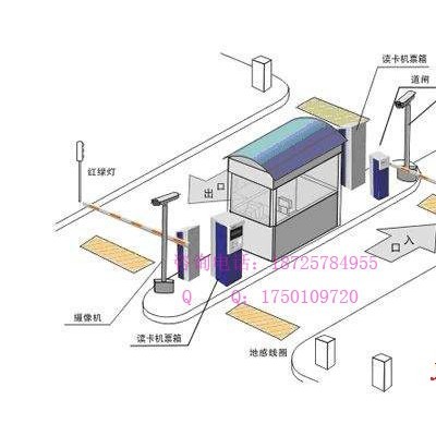 仁卡RON-DZ停车场出入控制系统 车辆身份判断智慧停车系统