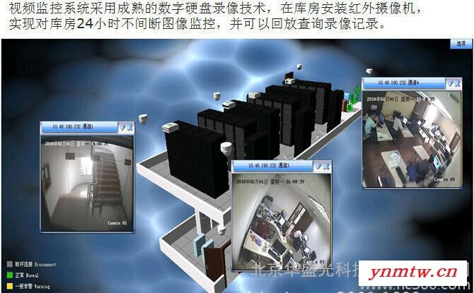 档案馆视频监控系统 档案馆视频录像系统 档案馆环境视频测控系统图3