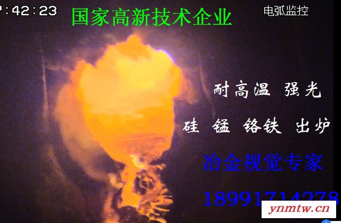 铁水监控专用相机 冶金工业监控 硅铁出炉机器人视觉解决方案 锰铁出炉机 强光可视化监控系统 铬铁摄像头 铁水工业摄像机图2