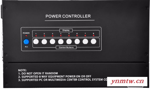 LENTUN POWER-8S继电器232接口会议继电器舞台中央控制系统8路强电继电器