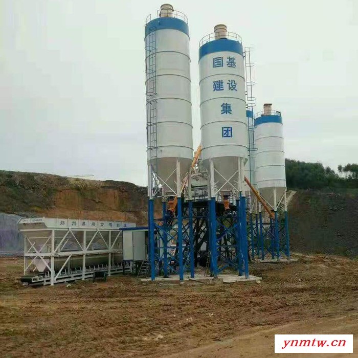 hzs50混凝土拌合站  拓泰自动混凝土搅拌站自动控制系统图1