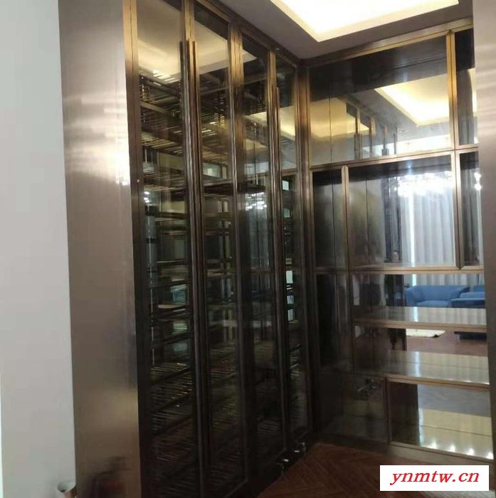 藏之典不锈钢恒温酒柜定制 批发 零售同等价格 采用进口智能液晶蓝屏控制系统图2