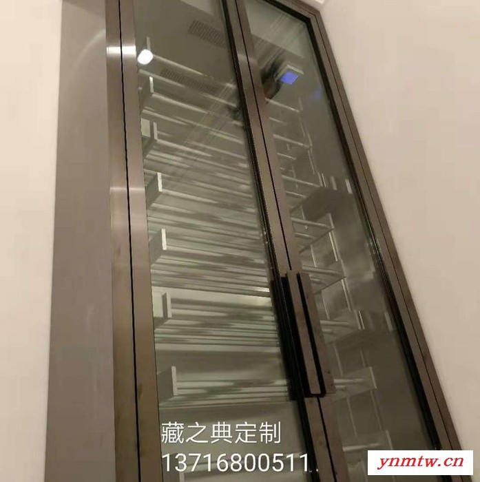 藏之典不锈钢恒温酒柜定制 批发 零售同等价格 采用进口智能液晶蓝屏控制系统图4