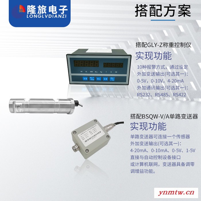 隆旅LLZX轴销荷重传感器高精度称重测量模块起重水利船舶车载控制系统图1