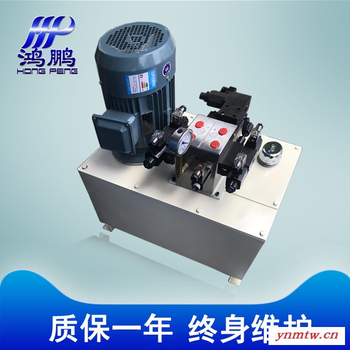 专业设计卧式液压系统 液压控制箱 3HP/VP/80L液压系统图2