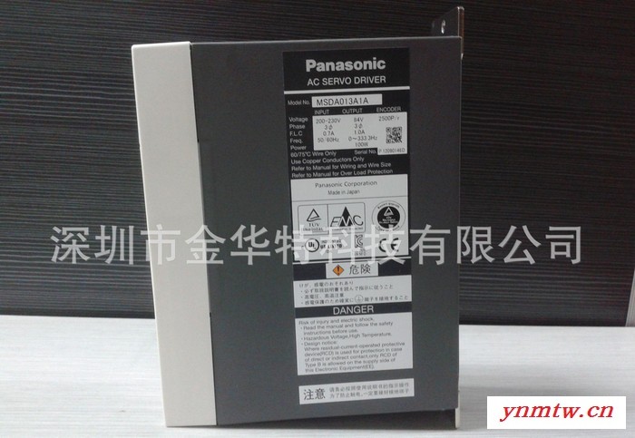 松下老型号日本组装MSMA082A1G定位系统图2