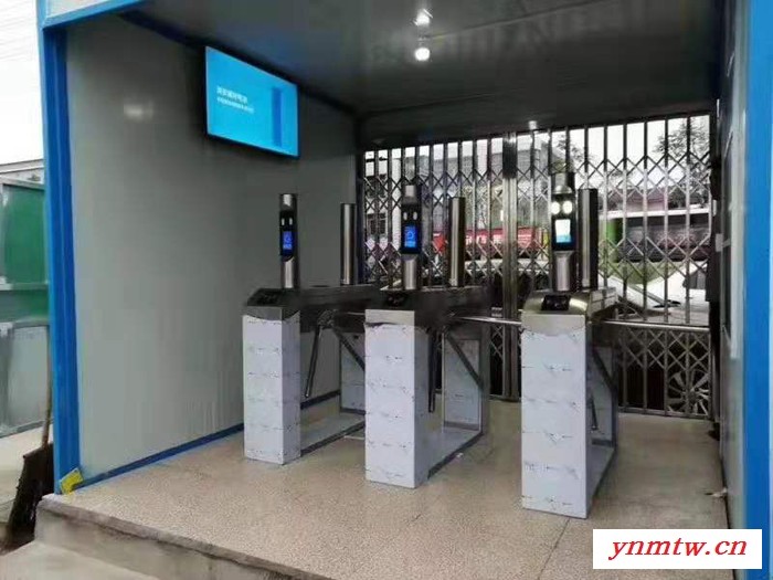 鸿运通道闸 景区智能通道闸 小区门禁闸机 车站人行通道闸控制系统图6