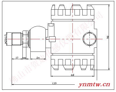 HDP578LCDRS485数字压力变送器工业型数字压力传感器液压及气动控制系统数字压力传感器图3