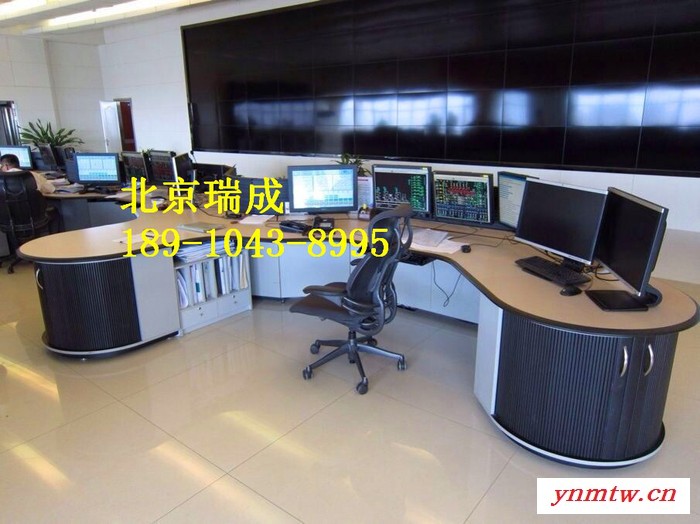监控操作台 双联 远程无线控制台厂家 安防集成系统监控台 弧形 电力操作台图8