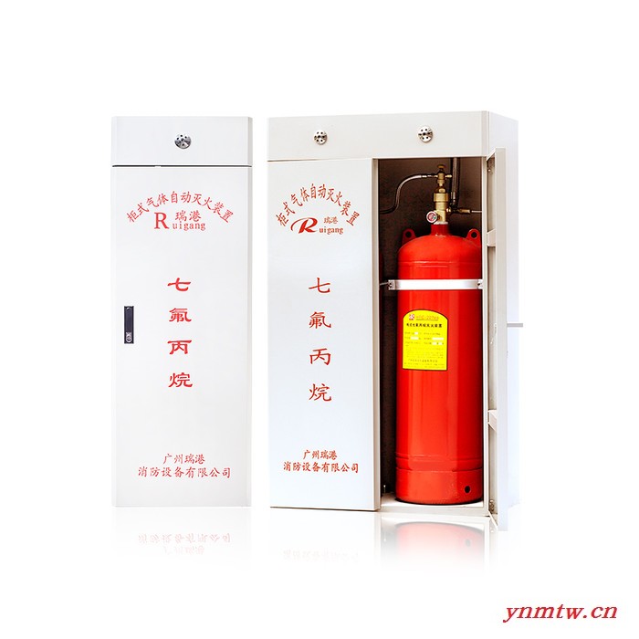 控制中心灭火系统瑞港无管网七氟丙烷气体灭火装置双瓶自动灭火系统图4