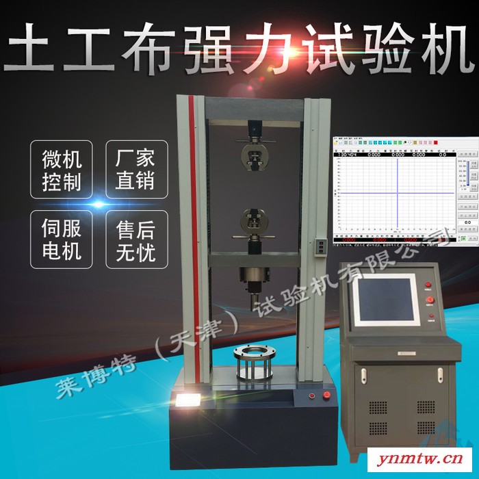 莱博特CMT系列 土工布综合强力试验机全数字闭环控制系统伺服电机驱动