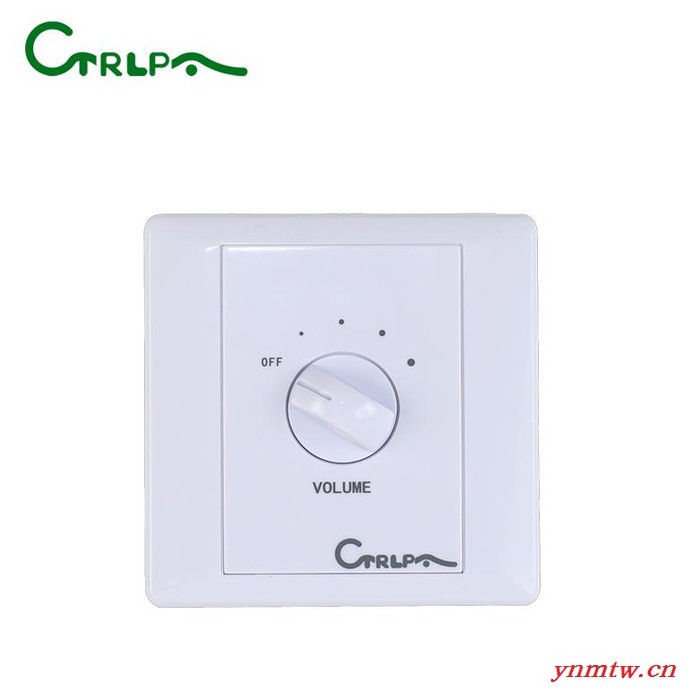 肯卓 CTRLPA  CC61F 音量控制器 带强切音控器 公共广播系统 60W音控器 变压器与面板一体化