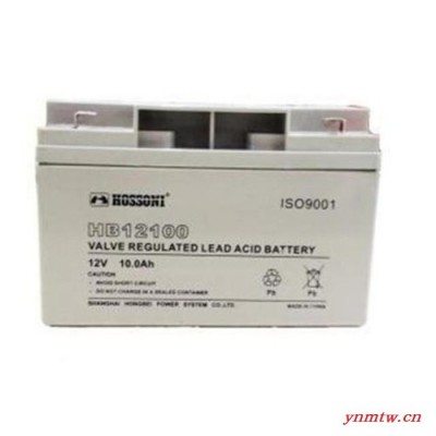 鸿宝HOSSONI蓄电池HB121200 银行无线电通讯系统 玩具控制设备 12V120AH 现货供应