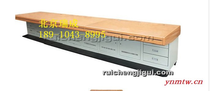 **监控操作台 双联 远程无线控制台厂家 安防集成系统监控台 弧形图6