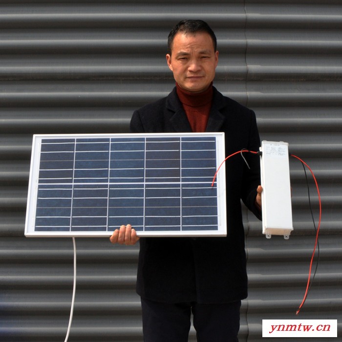 太阳能发电系统由太阳能板蓄电池和控制器组成适用于照明供电图7