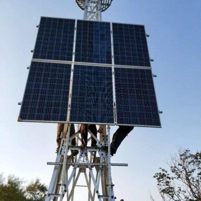 华阳风SWGD-1000W太阳能监控供电，森林防火、山洪地灾、道路视频监控等野外恶劣环境均可使用