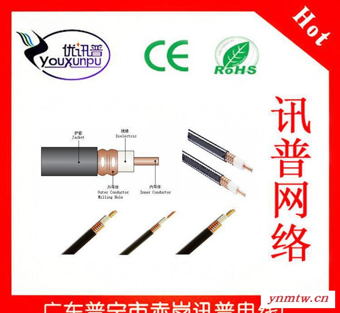 射频电缆 SYV-75-5 视频监控线 128编织铜包铝网 200米成卷图2