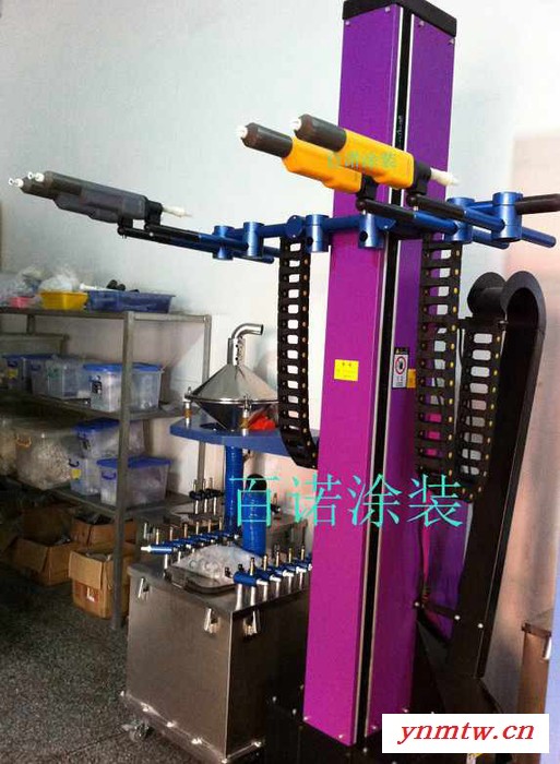 涂装生产线 百诺供应自动枪及往复机 自动枪总控制柜 自动喷涂系统图1