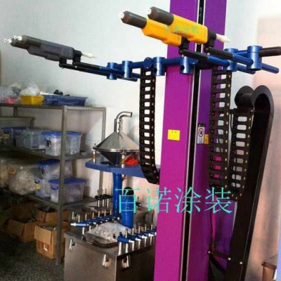 涂装生产线 百诺供应自动枪及往复机 自动枪总控制柜 自动喷涂系统
