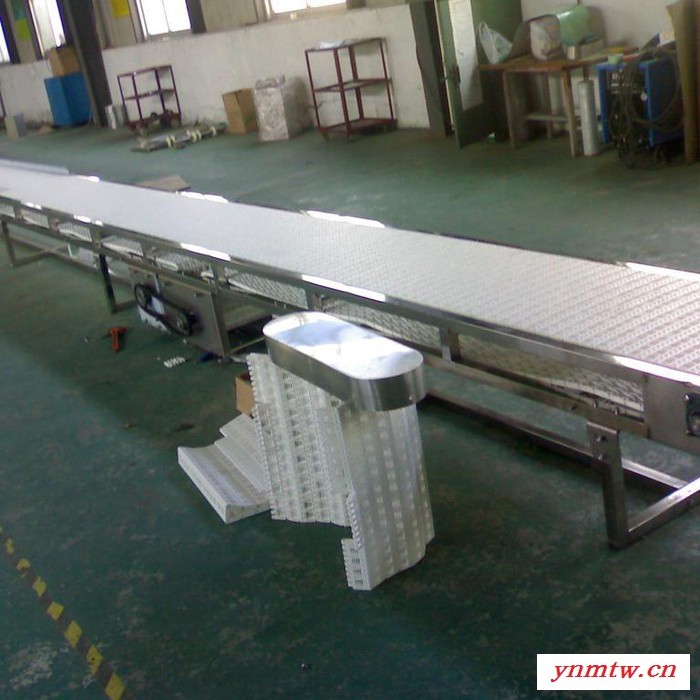专业定做模块式POM网带输送机 食品级网带输送机厂家 转弯网带输送机价格图3