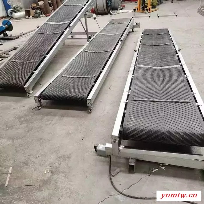 防滑皮带输送机 定做移动式输送机 价格便宜图2