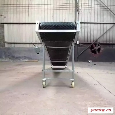 防滑皮带输送机 定做移动式输送机 价格便宜
