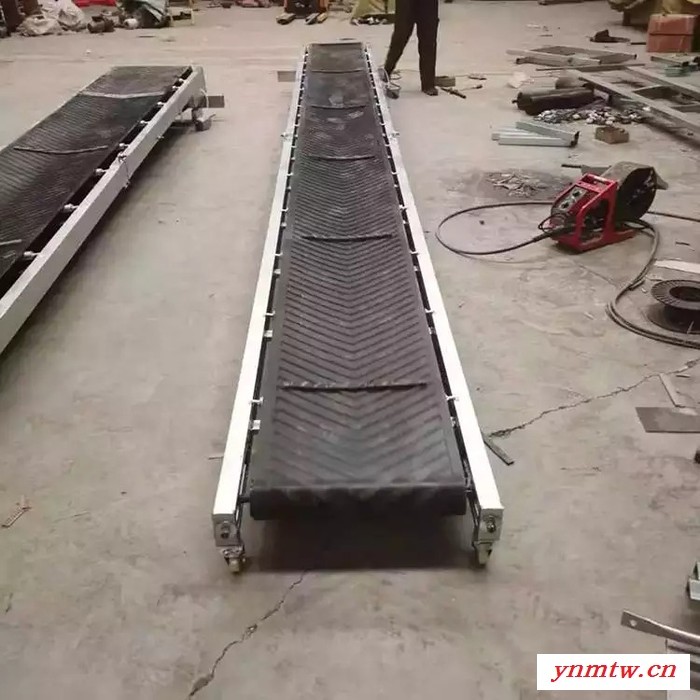 平板式输送机 多功能皮带输送机 小型折叠式图7