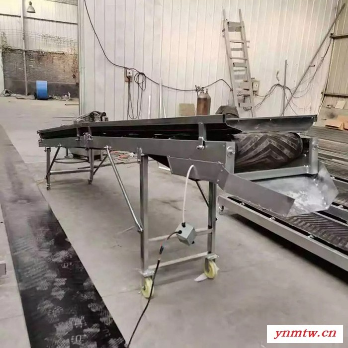 平板式输送机 多功能皮带输送机 小型折叠式图5