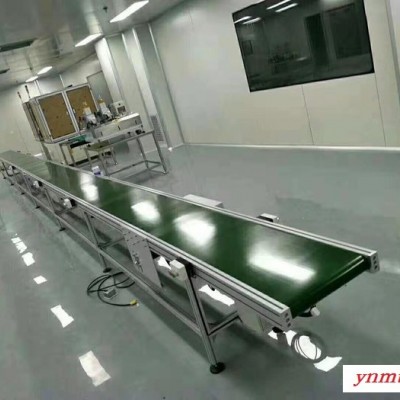 拓延上海自动化设备皮式生产流水线 皮带式装配线输送机 车间输送拉线 面皮式输送机 平面转弯输送带 上下层输送机 定制加工