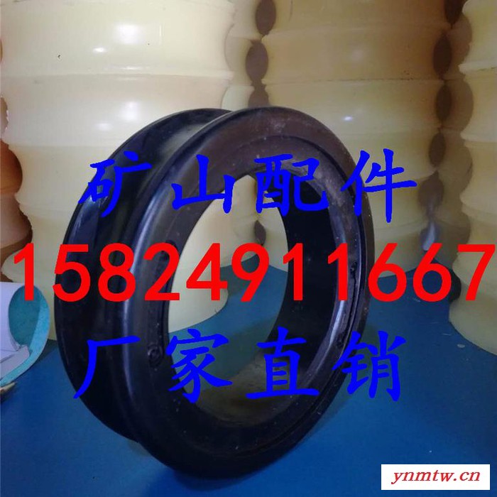 200*146*50架空乘人装置用猴车轮衬 聚氨酯轮衬 尼龙轮衬 单托轮轮衬 托绳轮轮衬厂家 规格齐全 欢迎订购图2