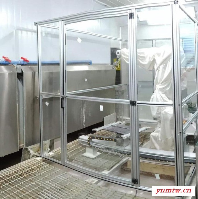 一诺 工业铝型材护栏设备防护栏 生产线安全围栏  外框护栏 设备机罩 机器人安全防护围栏 机械防护装置图6