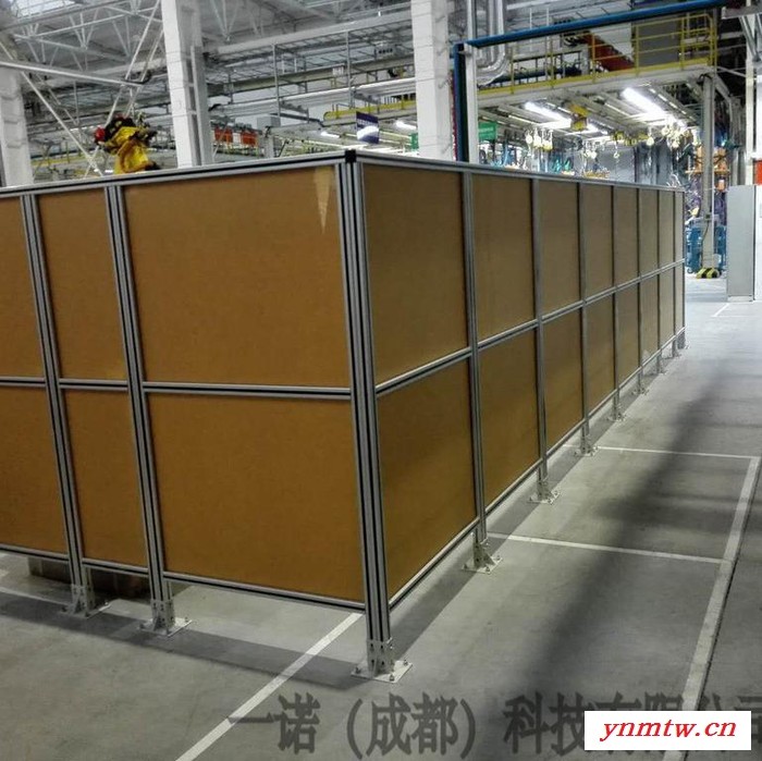 一诺 工业铝型材护栏设备防护栏 生产线安全围栏  外框护栏 设备机罩 机器人安全防护围栏 机械防护装置图4