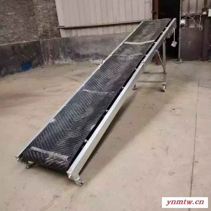 移动式大倾角皮带输送机 多功能皮带输送机 小型折叠式