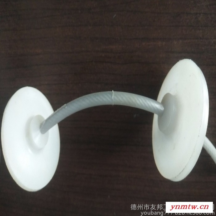 山东德州友邦 可拆卸钢丝绳尼龙刮板   钢丝绳盘片管链输送机盘片批发江苏出口图2