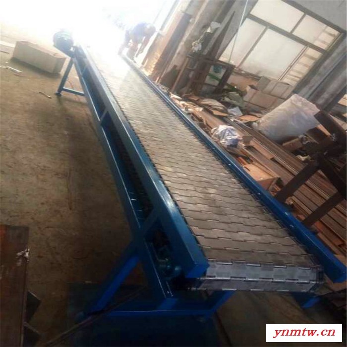 荣达RD-SSJ 锻件输送机 长4米的锻造件链板式输送机 输送烧红锻件的传送带