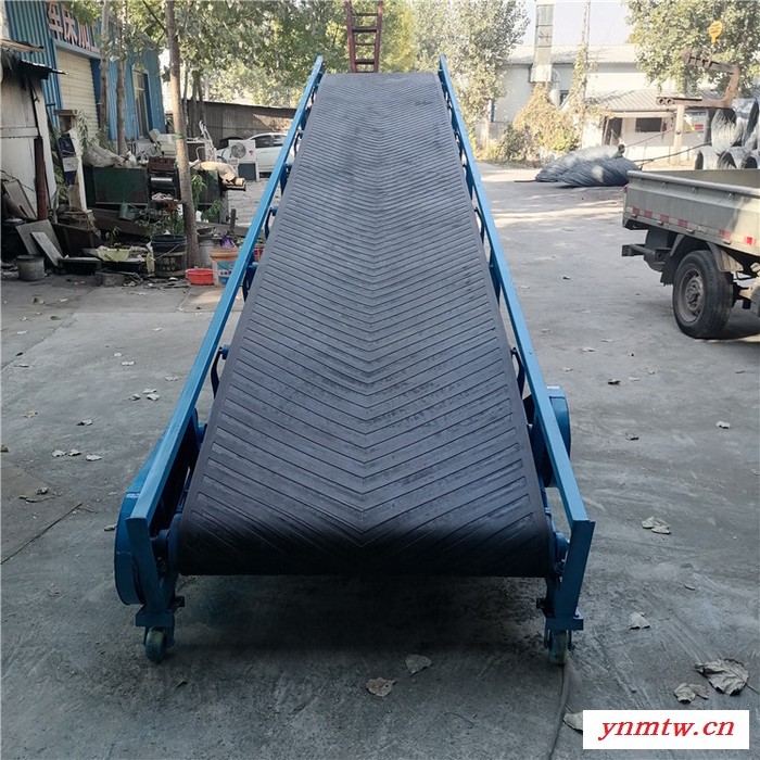盈利刮板板输送机DY移动式大型矿用皮带输送机 非标定制皮带机生产厂家 砂石料场皮带转载运输机图3