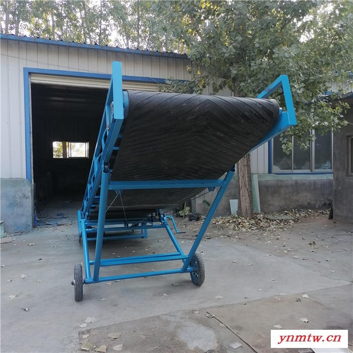 盈利刮板板输送机DY移动式大型矿用皮带输送机 非标定制皮带机生产厂家 砂石料场皮带转载运输机图5