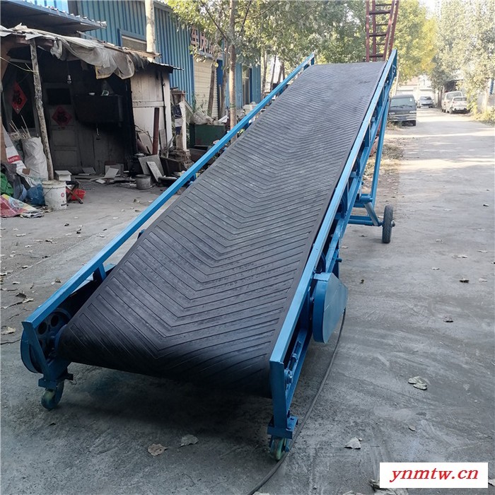 盈利刮板板输送机DY移动式大型矿用皮带输送机 非标定制皮带机生产厂家 砂石料场皮带转载运输机图2