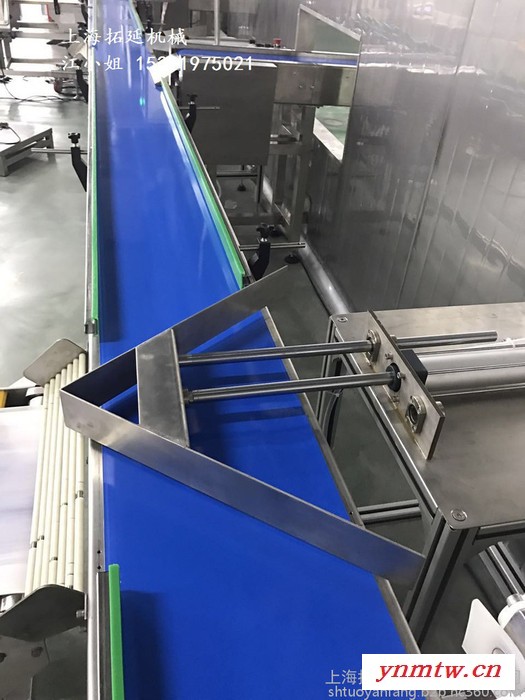 拓延上海机械定制设备 平面皮式输送机 带挡板输送流水线 对接拼接生产输送机 车间生产食品加工流水线物流分拣等输送机图4