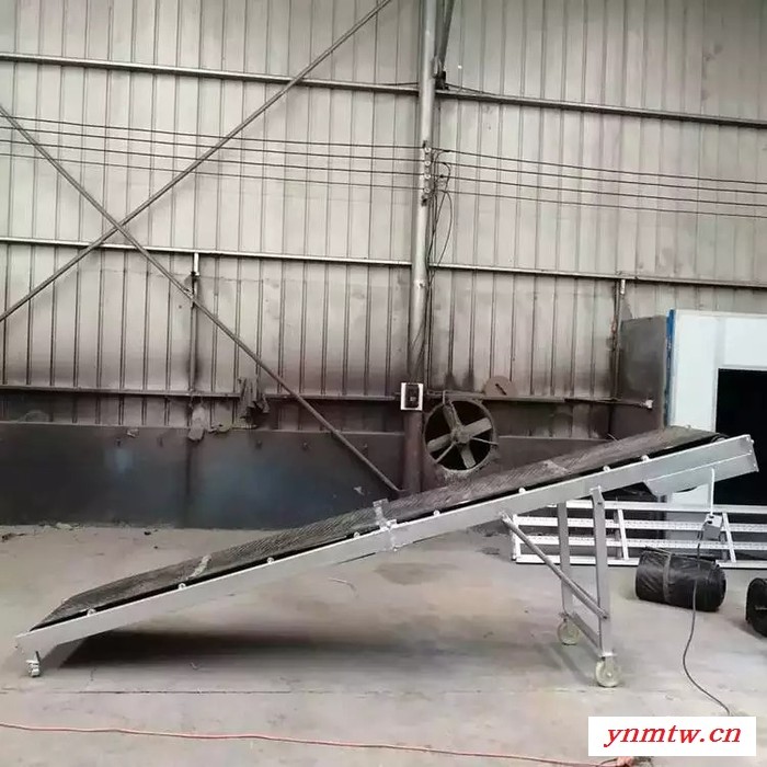 移动式大倾角皮带输送机 装车爬坡皮带输送机 价格实惠图3