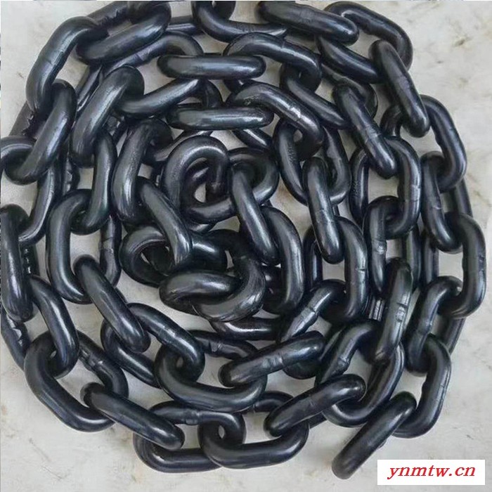 矿用链条 输送设备用锰钢链条40T刮板机输送机矿用圆环链条图8