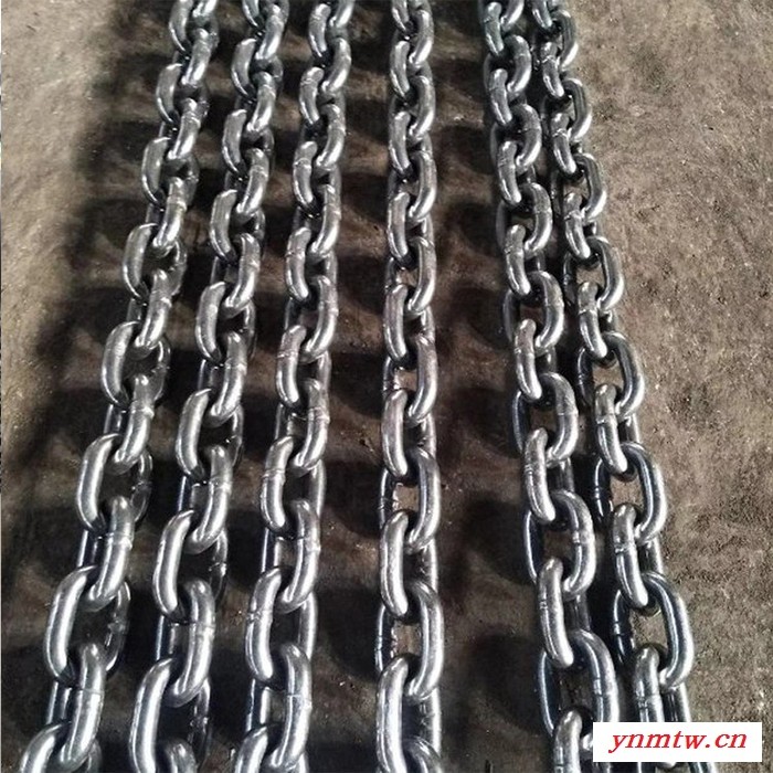 矿用链条 输送设备用锰钢链条40T刮板机输送机矿用圆环链条图4