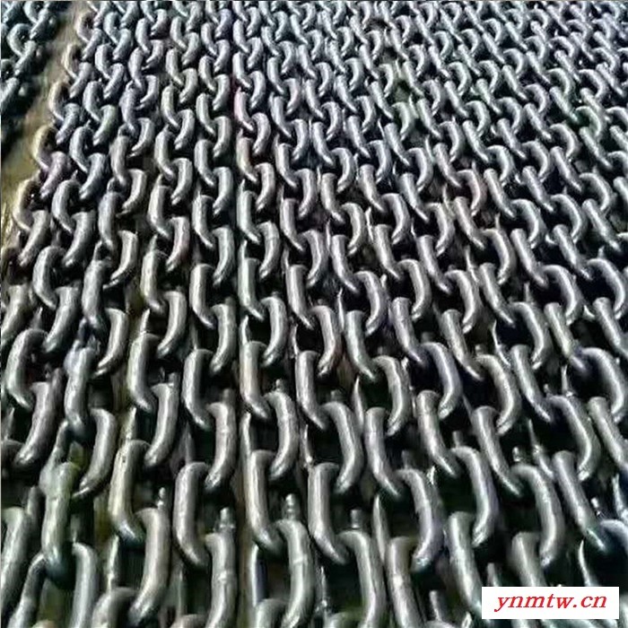 矿用链条 输送设备用锰钢链条40T刮板机输送机矿用圆环链条图2