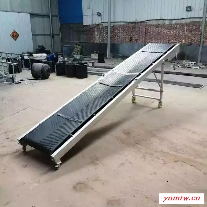 防滑皮带输送机 定做移动式输送机 化肥装车