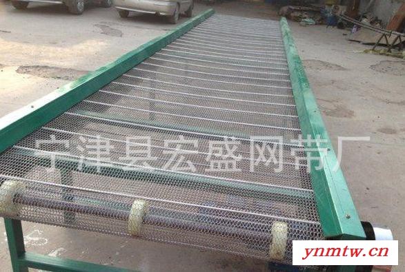 宏盛输送机基地 不锈钢网带输送机 伸缩式输送机 工期短图2