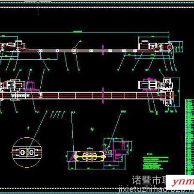 DTL带式输送机CAD机械图纸 DTC深槽带式输送机 SGZ中双链刮板输送机图纸