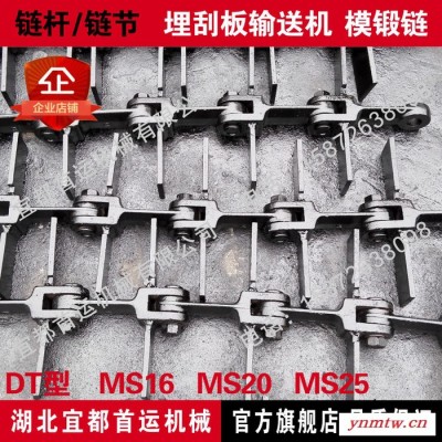 MS16，MS20，MS25，DT型埋刮板链条，宜都埋刮板输送机模锻链专用