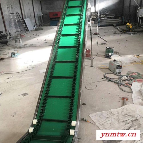 江苏轻工业带式输送设备 爬坡皮带输送机图1